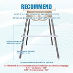 Repose-pied réglable pour IKEA Chaise haute, repose-pieds pour les pieds de bébé, accessoires de chaise haute repose- Pieds Compatible avec IKEA Chaise haute Antilop