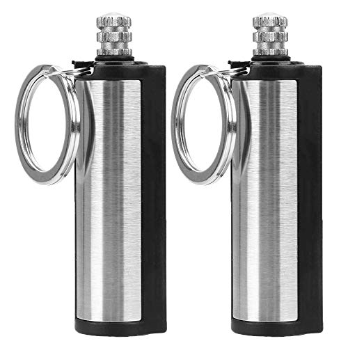 Nakupenda 5Pcs Permanent Match Flint Keychain Match Fire Starter Waterproof Emergency Survival Fire Starter Unlimited Sticks For Outdoor Camping (No Oil) #TOP5