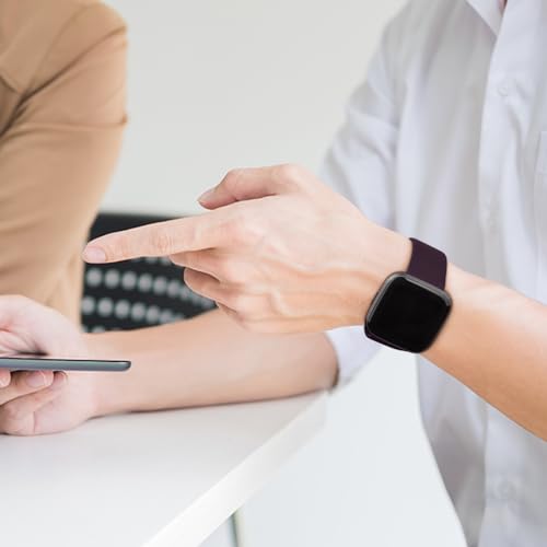 Correas de silicona Fitbit Versa 2 y Lite pack de 4 unidades de repuesto suaves 5