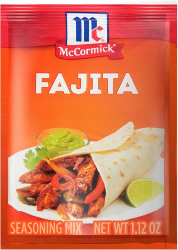 Image of McCormick Fajita Seasoning Mix, 1.12 oz (Pack of 5)