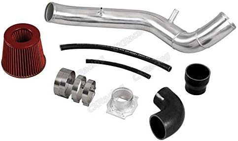 XS Power 3" Air Intake Pipe + Filter for 89-97 Mazda Miata 1.6L Black Hose CAI