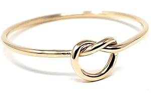 10k Yellow Gold Stacking Knot Ring