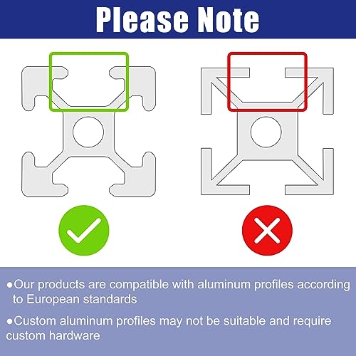 20 Stück Nutensteine M6, Nutensteine mit Kugel Nut 6, 30 Serie Nutenstein M6 Gewinde mit Federkugel, Schiebe T Nutsteine für 3D Drucker, CNC, Aluminiumprofil-Extrusionsschlitz