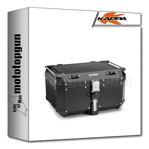 Kappa KFR580B top case pour ranger deux casques intégraux en voyage Mototopgun
