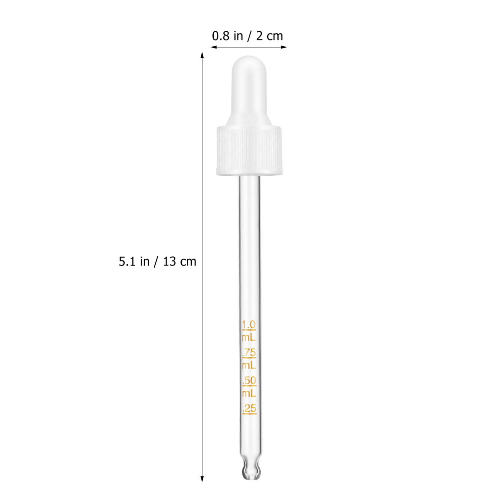 GLEAVI 6pcs Dropping Pipette: Liquid Pipettes Droppers Clear Medicine Eye Dropper for Essential Oil Crafts Science Laboratory