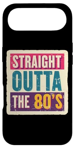 Straight Outta The 80's 1980's Born Birthday Men Women Retro Case for iPhone Air