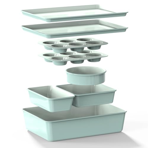 Larder & Vine 8-Piece Stackable Bakeware Set...