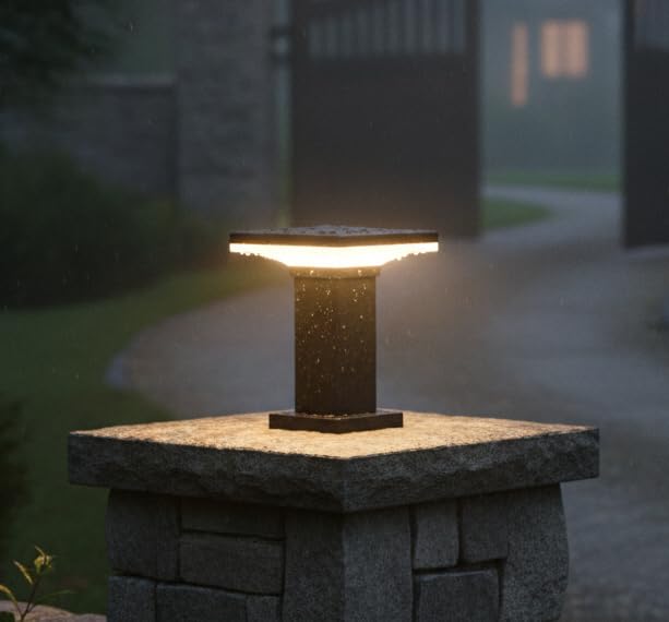 Image of Lyse Decor LED Gate Light Waterproof, Outdoor Wall Light for Home Entrance, Garden, Balcony & Exterior Decoration (Pack of 1)