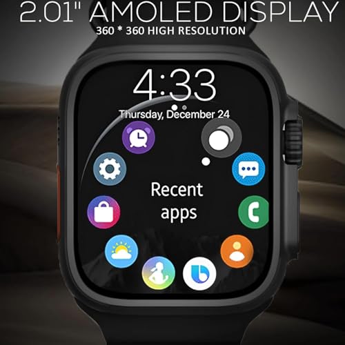 Image of chaebol HD Display Smartwatch for Men & Women | Bluetooth Calling | Heart Rate | Sleep Monitor | 113+ Sports Modes | Step Counter | IP67 Waterproof | Smartwatch for Android & iOS - (Black)