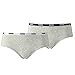 Produktbild Puma Damen Iconic Hipster 4er Pack, Größe:XL, Farbe:Grey/Grey (328)