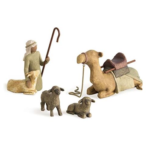 Willow Tree Shepherd & Stable Animals Figurine Cover
