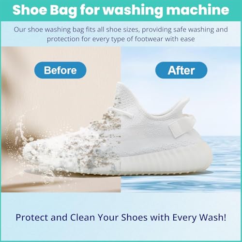 Image of Dangfly Reusable Shoe Washing Bag for Laundry - Multicolour