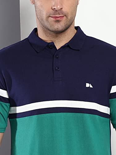 Image of Dennis Lingo Men's Cotton Solid Slim Fit T-Shirt