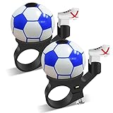 ⚽【Materiales de alta calidad】Estas timbre de bicicleta está hecha de una aleación de alta calidad, tornillos de acero inoxidable se fijan firmemente al manillar de la bicicleta, robusto y duradero, con buena practicidad, impermeable y resistente a la oxidación. lo que garantiza una vida útil más larga.