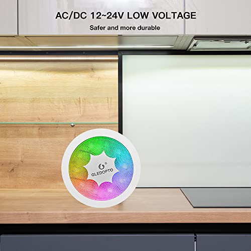 Gledopto Zigbee 3.0 Led Mr16 Spotlight Pro 120 Degree Rgbcct 2200~6500K 4W 450Lm App Alexa Voice Control For Bedoom Kitchen… #TOP1