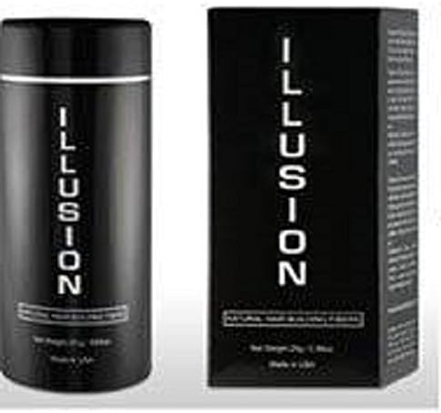 Illusion Hair Building Fibers, 25G / 0.78 Oz, Medium Brown