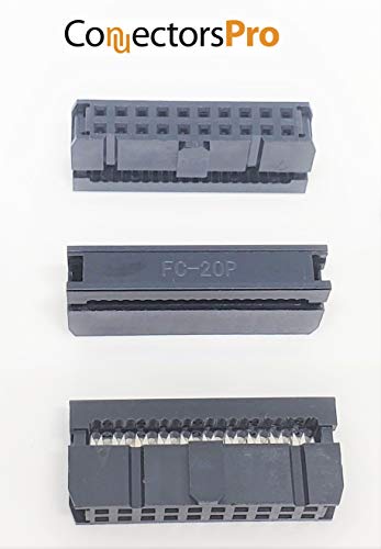 Conector hembra crimp 20 pines 2.54mm 50 unidades miniatura 4