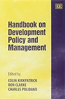 Handbook on Development Policy and Management 1840641428 Book Cover