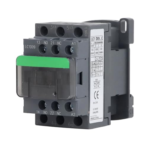 Contacteur AC 9A 380V LC1D09 avec bobine haute tension et contact argent
