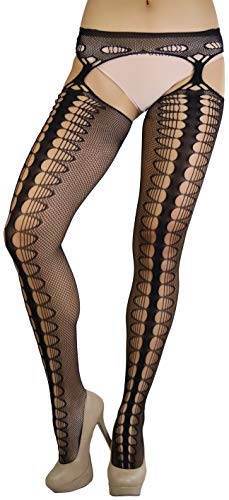 Image of ToBeInStyle Women's Suspender Pantyhose