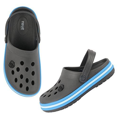 Image of URJO Unisex-Child Beach Kid's Clogs /Sandals with Adjustable Strap Levirex Comfort Waterproof 40% Less Pressure By Neoz Clog