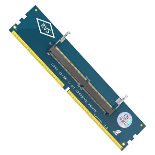 Laptop DDR5 SO-DIMM to Desktop DIMM Adapter