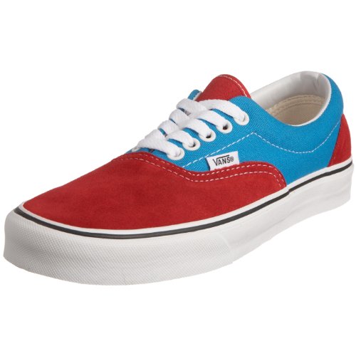 Baskets Vans Era chaussures de skate mixte adulte bleu rouge taille 38