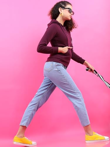 Image of Tokyo Talkies Women's Mom Fit Cropped Jeans| Mid-Rise| Jeans Pant