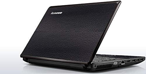 LidStyles Vinyl Protection Skin Kit Decal Sticker Compatible with Lenovo Ideapad G570 (Black Leather)