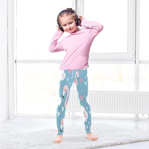 Toddler Girls Leggings Printed Yoga Pants Leggings Flamingo Cute Cloud for Kids4