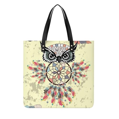 Sac à bandoulière chouette attrape-rêves le cabas idéal pour vos vacances
