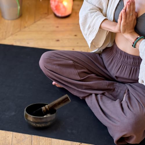 3.15 inch Tibetan Singing Bowl Set, Authentic Handmade Meditation Bowl Stress Relief Yoga Set with Striker & Cushion for Sound Therapy, Chakra Healing, Spiritual Gatherings - Image 8