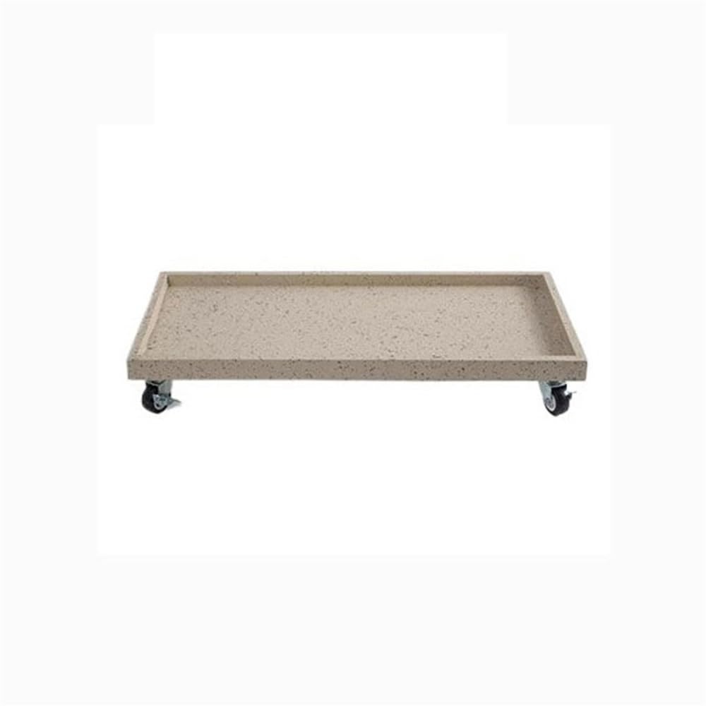 Versatile Grande sottovaso Mobile con Ruote(Beige,Piccolo)