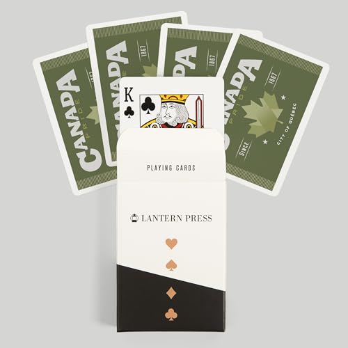Baraja Póker Quebec Canada Pride 52 Cartas Tamaño Poker miniatura 6