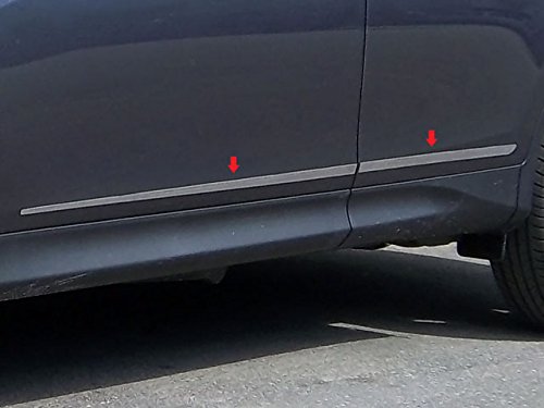 Qaa Is Compatible With 2013-2018 Toyota Rav4 4 Piece Stainless Side Molding Accent Trim, 1" Wide At13180 #TOP6