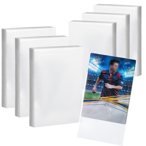 Aegero 540 Counts Card Sleeves，Clear Trading Cards Sleeves, Soft Baseball Card Sleeves，Plastic Card Protector Sleeves for Standard Cards Fit for Baseball Cards, Football Game Cards, MTG