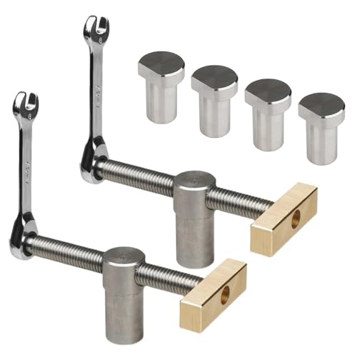 DDWT 2 Pack Bench Dog Clamp Dog Hole Clamp with
