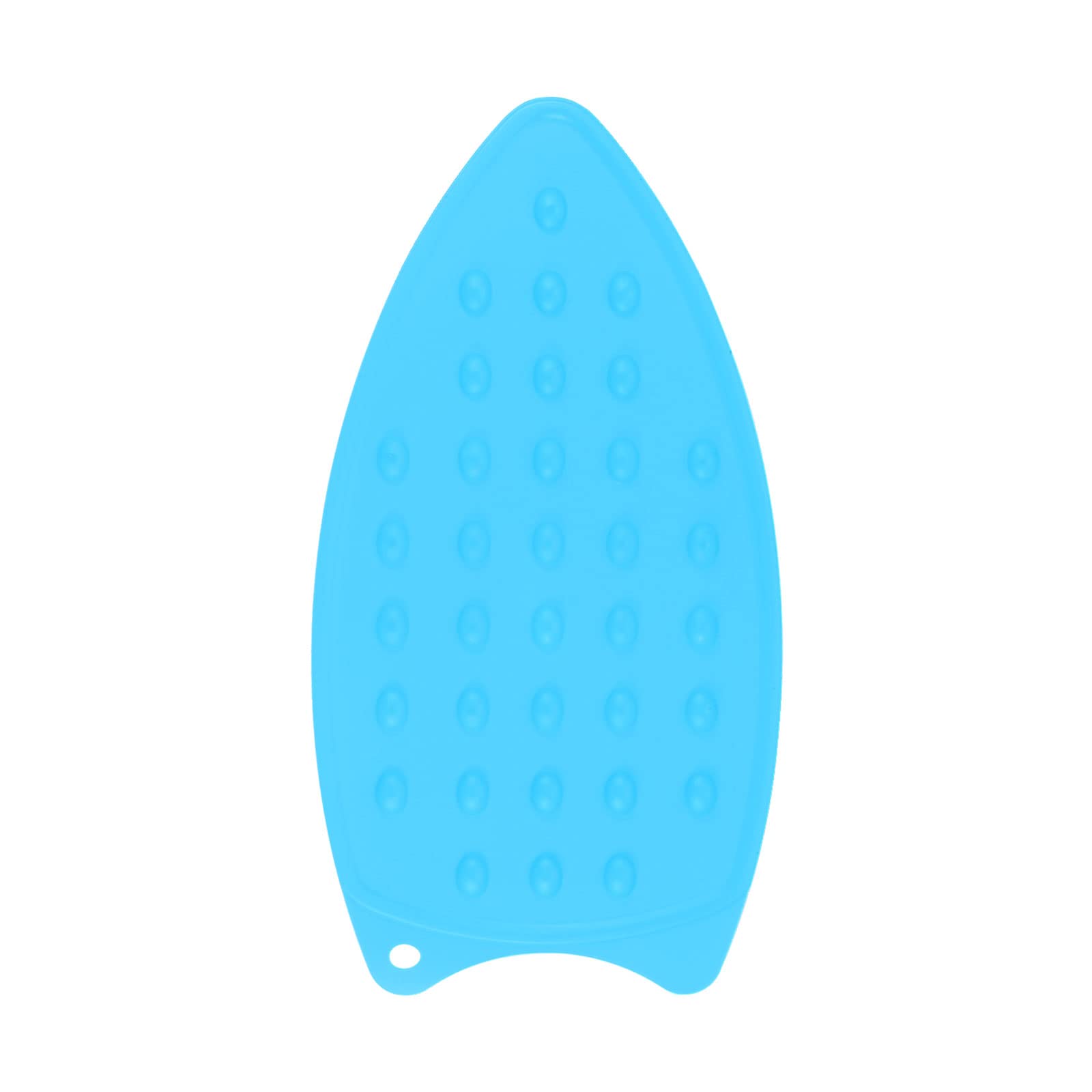 sourcing map Silicone Iron Rest Pad, Multipurpose Iron Hot Resistant Mat Iron Rest Plate for Ironing Board Hot Heat Resistant Steam Compact Mat, Blue
