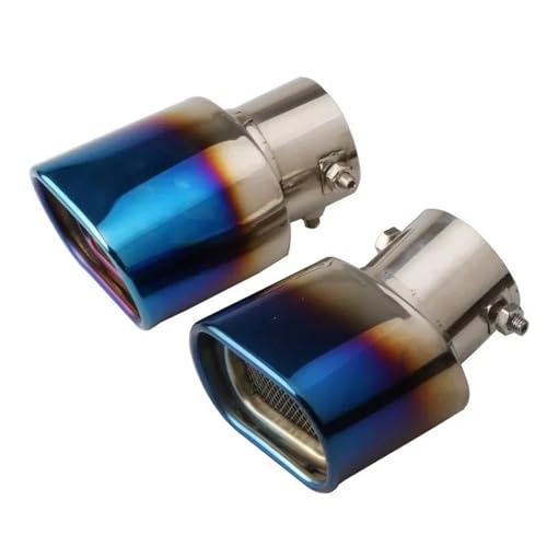 Embout d'échappement carré 63mm universel en acier inoxydable pour voiture