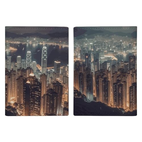 Protège-passeport Hong Kong en cuir élégant pour vos grands déplacements professionnels