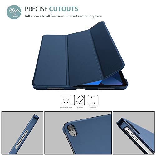 ProCase Smart Case for iPad Air 5th Generation 2022 / iPad Air 4th 2020 10.9”, Slim Stand Hard Back Protective Cover for iPad Air 5 A2589 A2591 A2588/ Air 4 A2316 A2324 -Navy - Image 7