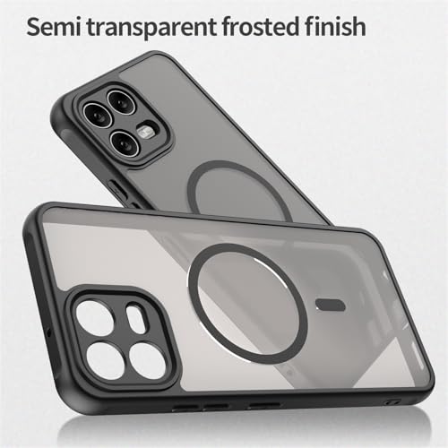 Image of Compatible with T-Mobile Revvl 8 Pro Case Cover,Compatible with MagSafe,Anti-Fall,Compatible with T-Mobile T Phone 3 Pro 5G Cell Protective Phone Case Black