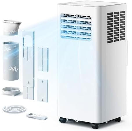 EUHOMY 10,000 BTU Portable Air Conditioners, 4 in 1 Portable AC w...