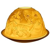 Adatto per l'uso con lumini standard o candele votive standard (non incluse).