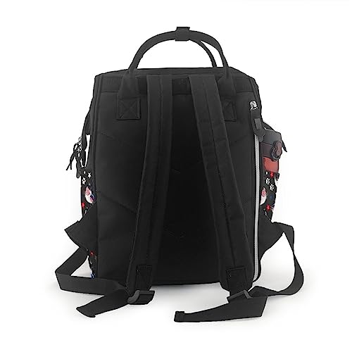 Sac à langer tendance de style décontracté, modèle multicolore en taille unique - 3