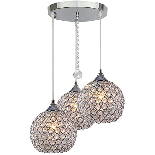 Suspension triple en cristal pour illuminer vos dîners et votre îlot de cuisine