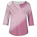 Womens Plus Size Tops Dressy Casual 3/4 Sleeve V Neck Shirts Ladies Oversized Tie Dye Gradient Blouses Loose Trendy Spring Clothes Clothing Top Blouse Shirt for Women 2024 Pink 4X-Large