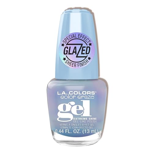 Image of L.A. COLORS Gel Glazed Nail Polish, Glass Slippers CNL691W