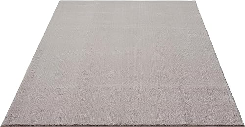 Tapis moderne lavable et antidérapant super doux sable 140 x 200