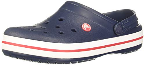 Image of Crocs Unisex-Adult Crocband Clog-M7W9 (11016-462) Navy /White
